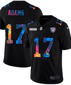 Nike Raiders #17 Davante Adams Men's Nike Multi-Color Black 2020 NFL Crucial Catch Vapor Untouchable Limited Jersey