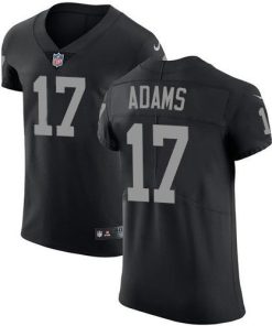 Nike Raiders #17 Davante Adams Black Team Color Men's Stitched NFL Vapor Untouchable Elite Jersey