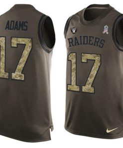 Nike Raiders #17 Davante Adams Green Men's Stitched NFL Limited Salute To Service Tank Top Jersey