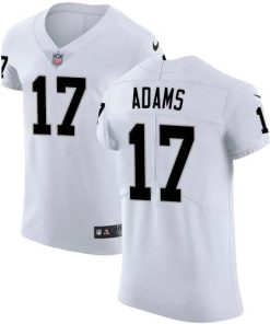 Nike Raiders #17 Davante Adams White Men's Stitched NFL Vapor Untouchable Elite Jersey
