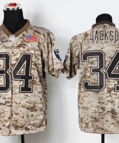 Nike Raiders #34 Bo Jackson Camo Men's Stitched NFL New Elite USMC Jersey
