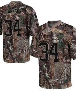 Nike Raiders #34 Bo Jackson Camo Men's Stitched NFL Realtree Elite Jersey