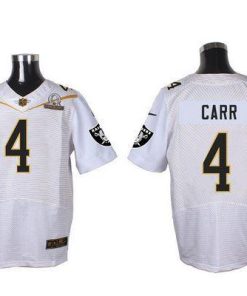Nike Raiders #4 Derek Carr White 2016 Pro Bowl Men's Stitched NFL Elite Jersey