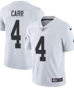 Nike Raiders #4 Derek Carr White Men's Stitched NFL Vapor Untouchable Limited Jersey