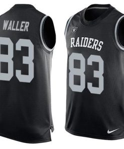 Nike Raiders #83 Darren Waller Black Team Color Men's Stitched NFL Limited Tank Top Jersey