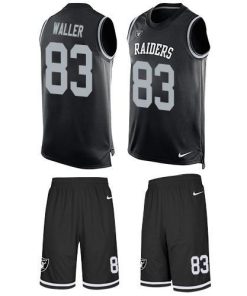 Nike Raiders #83 Darren Waller Black Team Color Men's Stitched NFL Limited Tank Top Suit Jersey