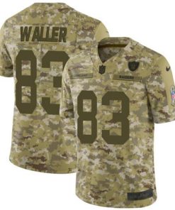 Nike Raiders #83 Darren Waller Camo Men's Stitched NFL Limited 2018 Salute To Service Jersey