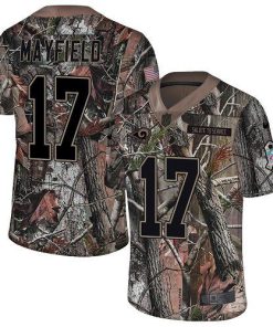 Nike Rams #17 Baker Mayfield Camo Men's Stitched NFL Limited Rush Realtree Jersey