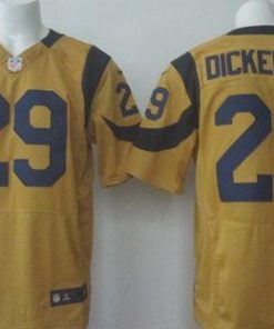 Nike Rams #29 Eric Dickerson Gold Men's Stitched NFL Elite Rush Jersey