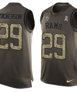 Nike Rams #29 Eric Dickerson Green Men's Stitched NFL Limited Salute To Service Tank Top Jersey