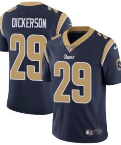 Nike Rams #29 Eric Dickerson Navy Blue Team Color Men's Stitched NFL Vapor Untouchable Limited Jersey