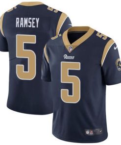 Nike Rams #5 Jalen Ramsey Navy Blue Team Color Men's Stitched NFL Vapor Untouchable Limited Jersey