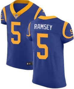 Nike Rams #5 Jalen Ramsey Royal Blue Alternate Men's Stitched NFL Vapor Untouchable Elite Jersey