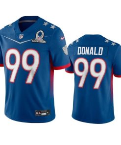 Nike Rams #99 Aaron Donald Men's NFL 2022 NFC Pro Bowl Game Jersey Royal