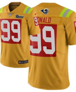 Nike Rams #99 Aaron Donald Gold Men's Stitched NFL Limited City Edition Jersey