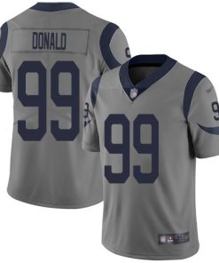 Nike Rams #99 Aaron Donald Gray Men's Stitched NFL Limited Inverted Legend Jersey