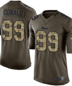 Nike Rams #99 Aaron Donald Green Men's Stitched NFL Limited 2015 Salute To Service Jersey