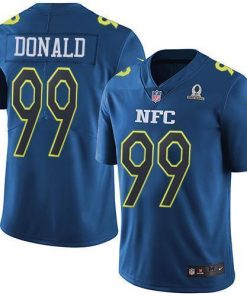 Nike Rams #99 Aaron Donald Navy Men's Stitched NFL Limited NFC 2017 Pro Bowl Jersey