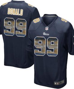 Nike Rams #99 Aaron Donald Navy Blue Team Color Men's Stitched NFL Limited Strobe Jersey