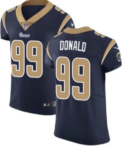 Nike Rams #99 Aaron Donald Navy Blue Team Color Men's Stitched NFL Vapor Untouchable Elite Jersey