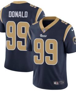 Nike Rams #99 Aaron Donald Navy Blue Team Color Men's Stitched NFL Vapor Untouchable Limited Jersey