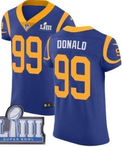 Nike Rams #99 Aaron Donald Royal Blue Alternate Super Bowl LIII Bound Men's Stitched NFL Vapor Untouchable Elite Jersey