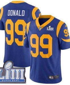 Nike Rams #99 Aaron Donald Royal Blue Alternate Super Bowl LIII Bound Men's Stitched NFL Vapor Untouchable Limited Jersey