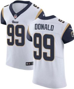Nike Rams #99 Aaron Donald White Men's Stitched NFL Vapor Untouchable Elite Jersey
