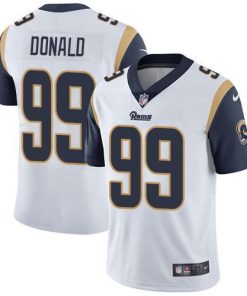 Nike Rams #99 Aaron Donald White Men's Stitched NFL Vapor Untouchable Limited Jersey