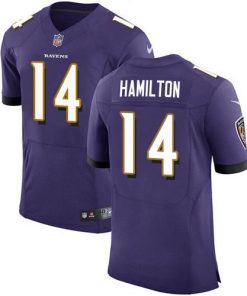 Nike Ravens #14 Kyle Hamilton Purple Team Color Men's Stitched NFL Vapor Untouchable Elite Jersey