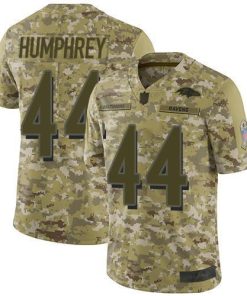 Nike Ravens #44 Marlon Humphrey Camo Men's Stitched NFL Limited 2018 Salute To Service Jersey