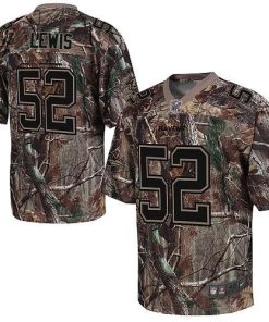 Nike Ravens #52 Ray Lewis Camo Men's Stitched NFL Realtree Elite Jersey