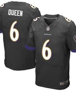 Nike Ravens #6 Patrick Queen Black Alternate Men's Stitched NFL New Elite Jersey