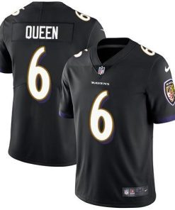 Nike Ravens #6 Patrick Queen Black Alternate Men's Stitched NFL Vapor Untouchable Limited Jersey