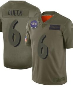 Nike Ravens #6 Patrick Queen Camo Men's Stitched NFL Limited 2019 Salute To Service Jersey