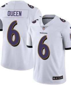 Nike Ravens #6 Patrick Queen White Men's Stitched NFL Vapor Untouchable Limited Jersey