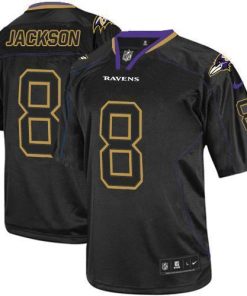 Nike Ravens #8 Lamar Jackson Lights Out Black Men's Stitched NFL Elite Jersey
