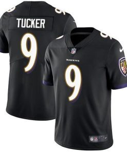 Nike Ravens #9 Justin Tucker Black Alternate Men's Stitched NFL Vapor Untouchable Limited Jersey