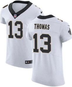 Nike Saints #13 Michael Thomas White Men's Stitched NFL Vapor Untouchable Elite Jersey