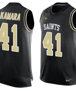 Nike Saints #41 Alvin Kamara Black Team Color Men's Stitched NFL Limited Tank Top Jersey