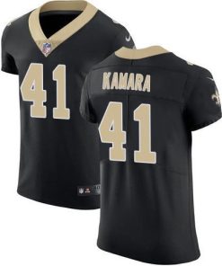 Nike Saints #41 Alvin Kamara Black Team Color Men's Stitched NFL Vapor Untouchable Elite Jersey