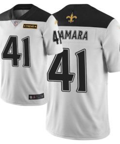 Nike Saints #41 Alvin Kamara White Men's Stitched NFL Limited City Edition Jersey