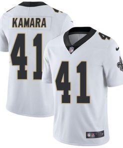 Nike Saints #41 Alvin Kamara White Men's Stitched NFL Vapor Untouchable Limited Jersey
