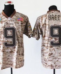 Nike Saints #9 Drew Brees Camo Men's Stitched NFL New Elite USMC Jersey
