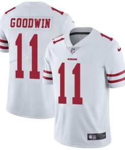 Nike San Francisco 49ers #11 Marquise Goodwin White Men's Stitched NFL Vapor Untouchable Limited Jersey Men's