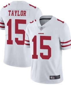 Nike San Francisco 49ers #15 Trent Taylor White Men's Stitched NFL Vapor Untouchable Limited Jersey Men's