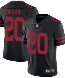 Nike San Francisco 49ers #20 Jimmie Ward Black Alternate Men's Stitched NFL Vapor Untouchable Limited Jersey Men's
