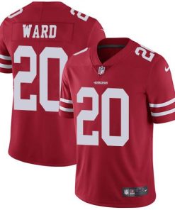 Nike San Francisco 49ers #20 Jimmie Ward Red Team Color Men's Stitched NFL Vapor Untouchable Limited Jersey Men's