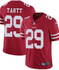 Nike San Francisco 49ers #29 Jaquiski Tartt Red Team Color Men's Stitched NFL Vapor Untouchable Limited Jersey Men's