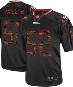 Nike San Francisco 49ers #52 Patrick Willis Black Men's Stitched NFL Elite Camo Fashion Jersey Men's